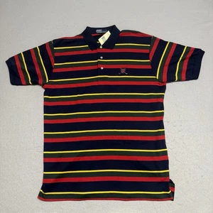 Polo Ralph Lauren NWT Men's Size XL Blue/Green/Yellow/Red Striped Polo Shirt - Picture 1 of 7
