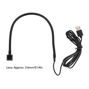 USB Center Webcam Autofocus Plug And Play Built In Microphone 2MP Middle Scr NEW - Afbeelding 1 van 12