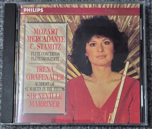 Mozart, Mercadante, Stamitz: Flute Concertos (CD, 1991) Irena Grafenauer - Imagen 1 de 4