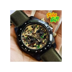 Super Rare Invicta Camo Speedway Men 50mm Chrono Dial Military Might Watch 33794 - Picture 1 of 15