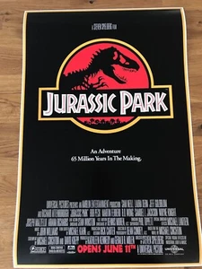 Large Movie Poster Jurassic Park 42cm x 59.4cm (size A2) - Foto 1 di 3