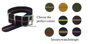 BRACELET DE MONTRE EN TISSU CROSS WEAVE™ POUR MONTRES TUDOR NOIR BAY HERITAGE PELAGOS 22 - Photo 1/25