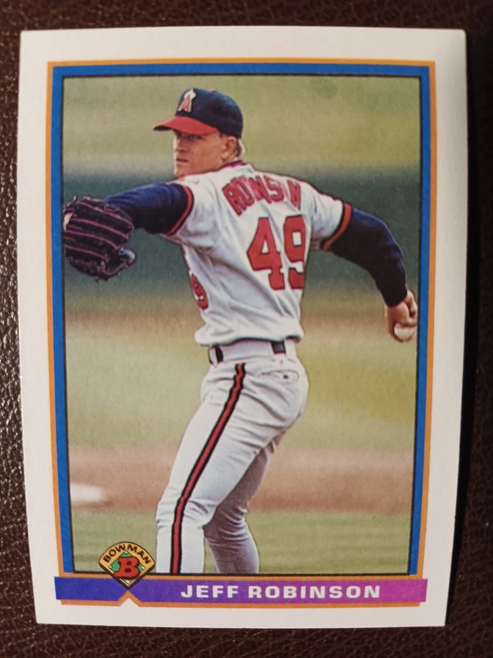 JEFF ROBINSON ANGELS 1991 BOWMAN/TOPPS BASEBALL CARD #193 - Image 1 of 1