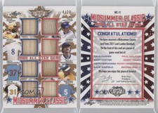 2021 Leaf Lumber Midsummer Classic Relics /20 Dave Parker Gary Carter Winfield