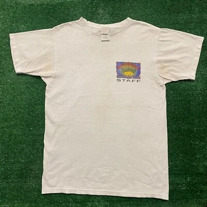 Vintage 90s Atlanta Music Midtown Festival Staff Rock Band Concert T-Shirt - Picture 1 of 7