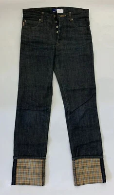 Jeans de mezclilla enrollables Burberry London etiqueta azul talla 38 EE. UU. 8 USADOS EN EXCELENTE ESTADO Foto 1 de 4