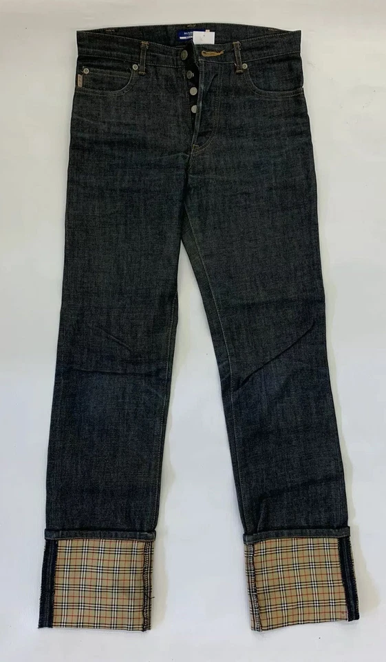 Burberry London Blue Label Roll up Denim Jeans Euro Size 38 US 8 EUC - Image 1 of 4