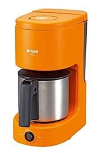 Tiger Coffee Maker 6 Cups Stainless Steel Server Orange ACC-S060-D Very Good F/S - Picture 1 of 1