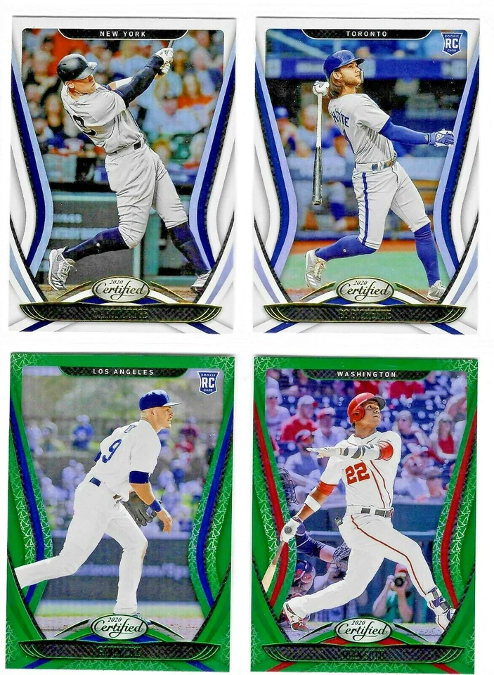 2020 Panini Chronicles Certified Baseball Base & GREEN - You Pick! - Image 1 of 1