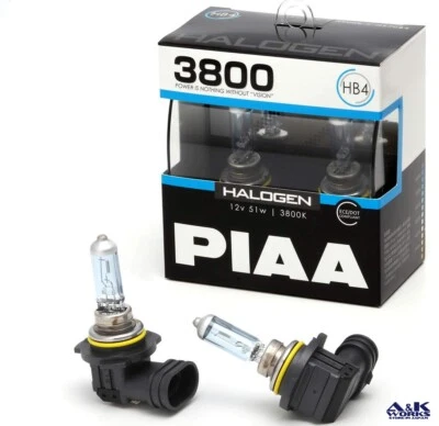 PIAA HS70B4 Headlights Foglights Halogen Bulb HB4 12V 51W 3800K White light - Image 1 of 4