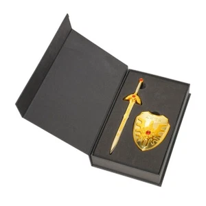 Dragon Quest Metallic Gallery Special Sword&Shield of Roto 35th Anniversary Ver - Picture 1 of 3