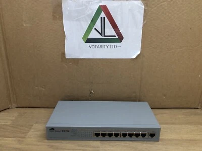 Allied Telesyn AT-FS708 Fast Ethernet Switch with UK PSU AT-FS708 -Inc VAT - Image 1 of 4