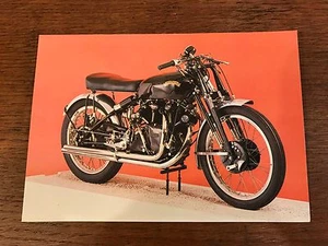 1949 1000cc Vincent Series C Black Lightning National Motorcycle Museum Postcard - Imagen 1 de 4