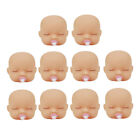 10 Stck. Baby Kopf Puppen Schlüsselring Mini Zum Selbermachen Handwerk Schlüsselanhänger Kopf