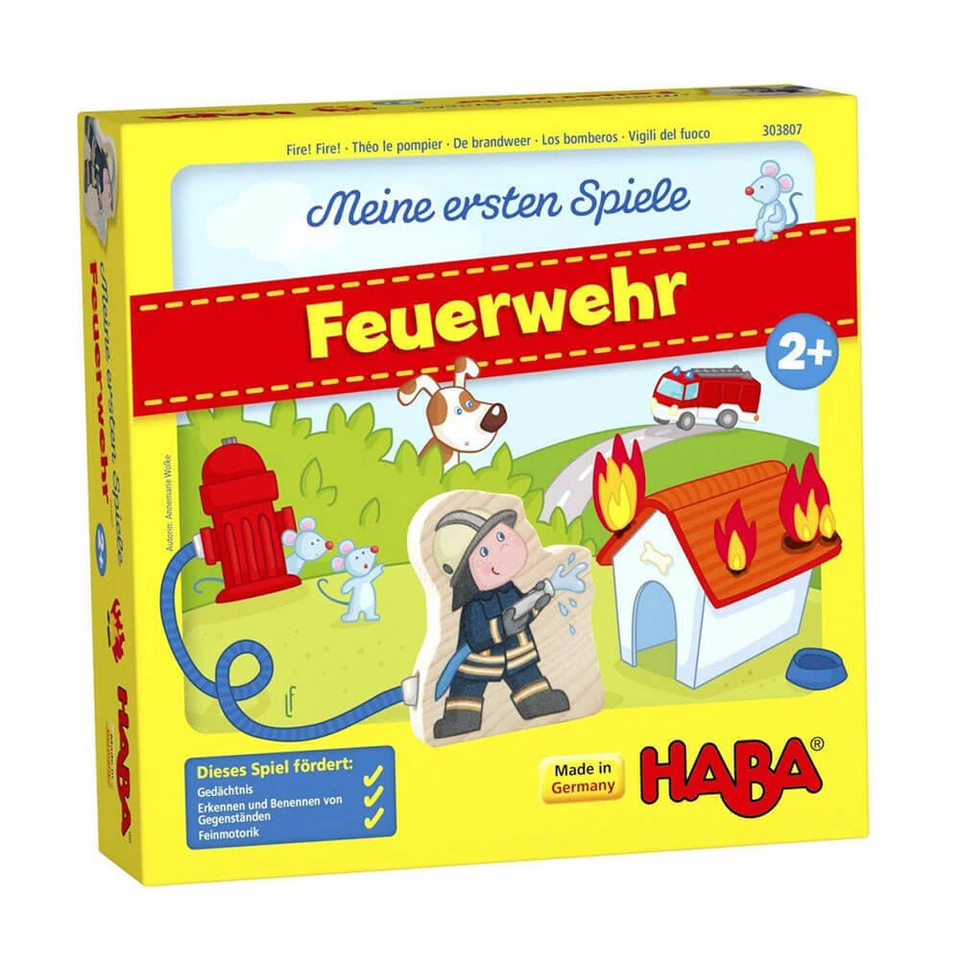 Haba Games My Very First Games Fire Fire Educational Memory Game Ages 2 Years - Image 1 of 1