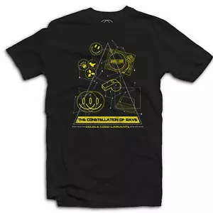 Constellation Of Rave T-Shirt - Acid House Music Techno Old Skool - Picture 1 of 3