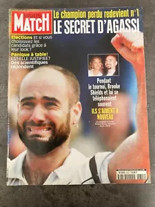 PARIS MATCH N°2612 17 juin 1999 André Agassi Brooke Shields Gong Li F21 - Imagen 1 de 1