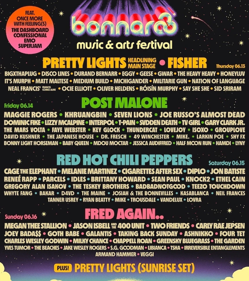 1-8 Bonnaroo 4 Day VIP Pass 2024 Tickets -   VIP VIP VIP!!! - Image 1 of 1