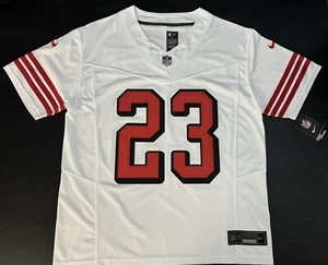 Großes Christian McCaffrey #23 Vapor FUSE Trikot Alt White Elite Quality 49ers - Bild 1 von 10