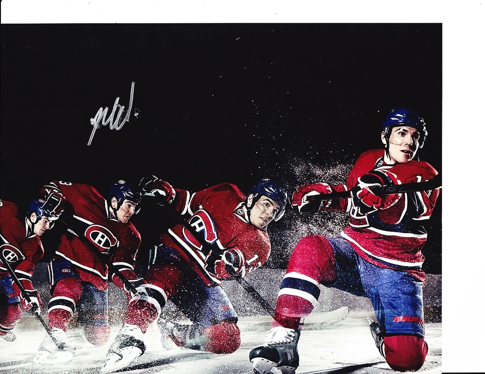 MONTREAL CANADIENSES MIKE CAMMALLERI IMAGEN TRIPLE FIRMADA 8X10 Foto 1 de 1
