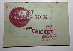 RARO LIBRO DE PUNTUACIÓN DE CRICKET SPIN TRUSSLERS XI/UK INGLATERRA XI/AUSTRALIA COPA DE NAVIDAD 56 - Imagen 1 de 8
