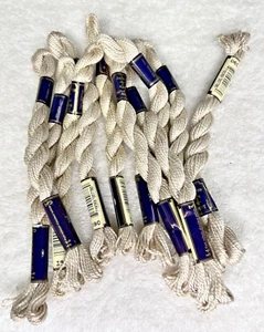 10 MINT Anchor Perle Pearl Cotton #390 Taupe Embroidery Floss Vintage Skein - Picture 1 of 3