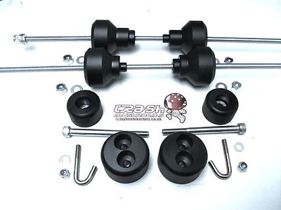 HUSQVARNA SMR 450 510 511 630 CRASH MUSHROOM FULL SET OF 8 SLIDERS BUNGS TS17 - Image 1 of 4