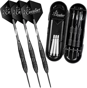 Flintronic Steel Darts Set Pro Non Slip Stainless Tip Flights Sharpener Gift - Picture 1 of 1