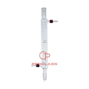 Laboratory 24/40 Glass Graham Condenser with removable hose connectors - Picture 1 of 1