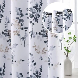 Blackout Curtains for Living Room, 2 Pieces, Vintage Classic Floral Prints - Picture 1 of 9