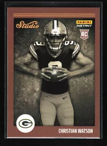 Christian Watson 2022 NFL Panini Instant Studio RC #S12/911 - Bild 1 von 2