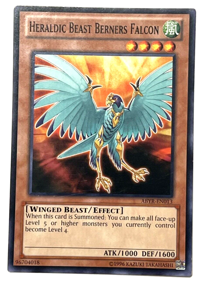 YuGiOh! - Heraldic Beast Berners Falcon - Common  - Image 1 of 1