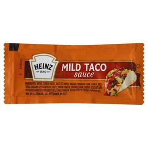 Heinz Mild Taco Sauce, Confezione Monodose (0,31 Oz. Pacchetti, 200 per astuccio) - Foto 1 di 1