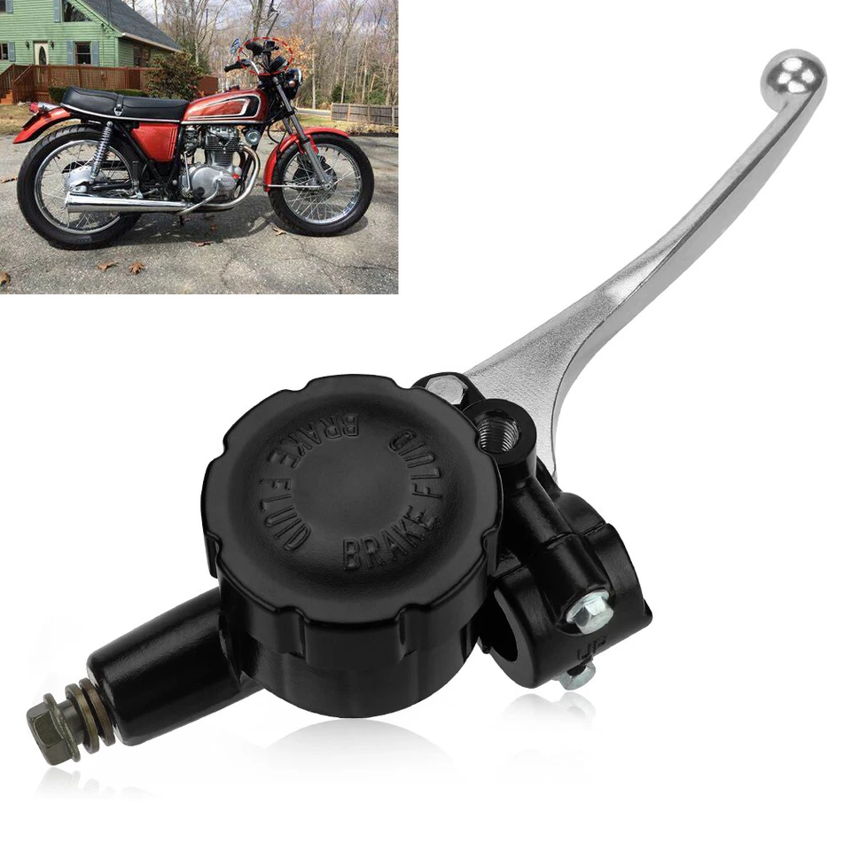 Cilindro maestro de freno delantero 5/8 diámetro para Honda CB350 360 400 450 CB500 CB550 750 Foto 1 de 4