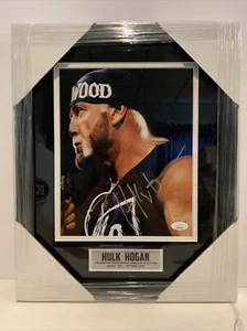 Hulk Hogan 1977-2015 AUTOGRAPH AUTOGRAPHED 8X10 Signed Framed Photo JSA - Picture 1 of 4