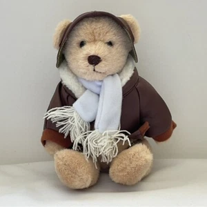 The Bialosky Treasury "Capt Cockpit" 1997 braun-weiß Stofftier Teddybär - Bild 1 von 5
