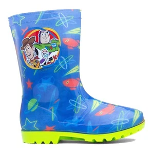 Botas de agua Toy Story azules Wellington botas de lluvia niños niños Woody Buzz Forky - Imagen 1 de 3