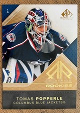 2007-08 SP Game Used Edition GOLD #163 - Tomas Popperle /50 (Columbus)
