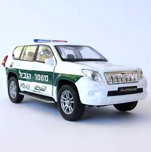 ISRAEL BORDER POLICE IDF LAND CRUISER PRADO TOYOTA WELLY CARS MODEL COLLECTION - Picture 1 of 9