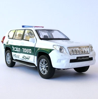 ISRAEL BORDER POLICE IDF LAND CRUISER PRADO TOYOTA WELLY CARS MODEL COLLECTION - Image 1 of 4