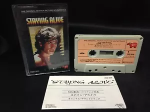 Staying Alive Original Motion Picture Soundtrack Japan Cassette Tape (RSO1983) - Picture 1 of 3