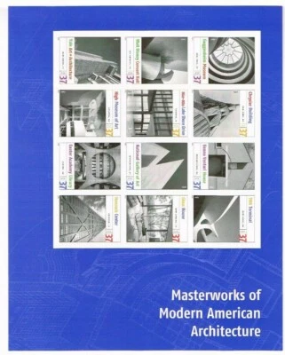 US Stamps Scott # 3910 Masterworks Of Modern American Architecture Sheet MNH - Image 1 of 3