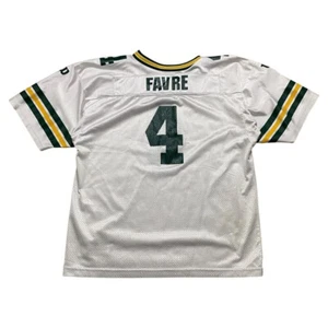 Wilson Green Bay Packers Brett Favre No. 4 Youth Jersey Sz XL (18-20) - Picture 1 of 11