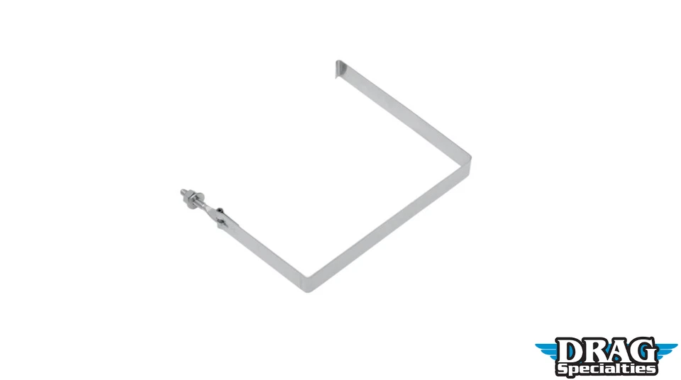 Correa de batería Drag Specialties DS317468 acero inoxidable Harley FX/Sportster Foto 1 de 3