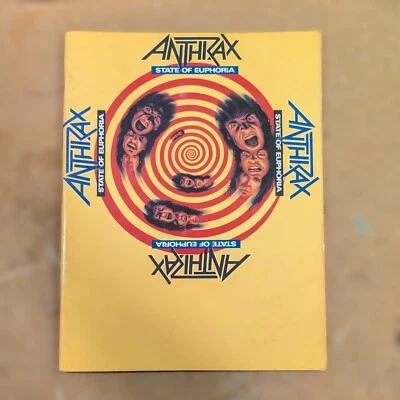 ANTHRAX State Of Euphoria vintage 1989 sheet music book guitar & vocal score - Image 1 of 4