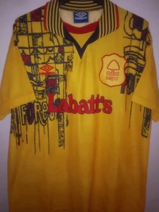 NOTTINGHAM FOREST 1995-1997 camiseta shirt trikot maillot maglia umbro - Imagen 1 de 7