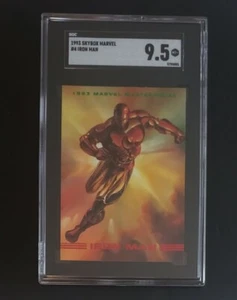 1993 Skybox Marvel #4 Iron Man SGC 9.5 MT+ - Picture 1 of 2