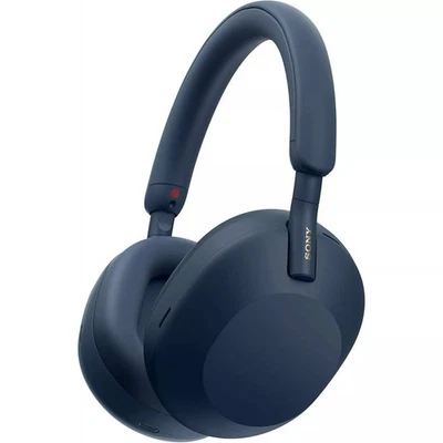 Dark Blue Sony WH-1000XM5 Wireless Over-Ear Headphones Black. LEGIT SONY. - Image 1 of 4