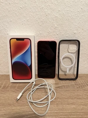 Apple iPhone 14 - 128GB - ROT  (Ohne Simlock) (Dual-SIM) - Bild 1 von 4