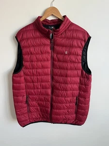 Gilet imbottito uomo Little Donkey Andy rosso giacca zip intera uomo XL A+ escursionismo - Foto 1 di 4